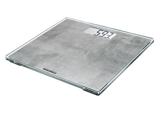 Soehnle Style Sense Compact 300, Elektronisk personvåg, 180 kg, 100 g, kg,lb,st, Torg, Grå