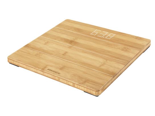 Soehnle Style Sense Bamboo Magic, Elektronisk personvekt, 180 kg, 100 g, kg,lb, firkant, Bamboo