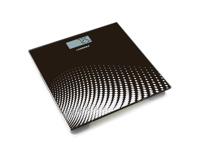 Aurora AU 4313, Elektronisk personvåg, 180 kg, 100 g, kg,lb,st, Torg, Svart