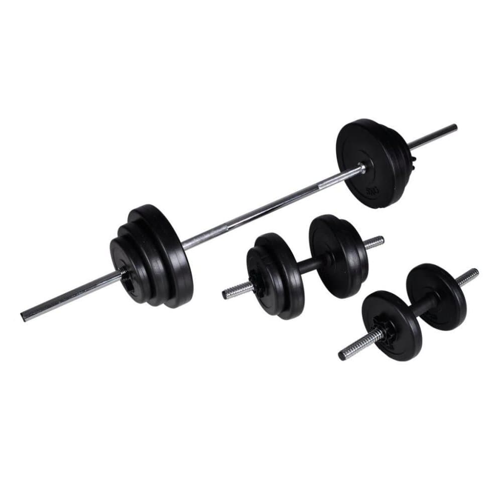 vidaXL Vektstang og manualsett 305kg