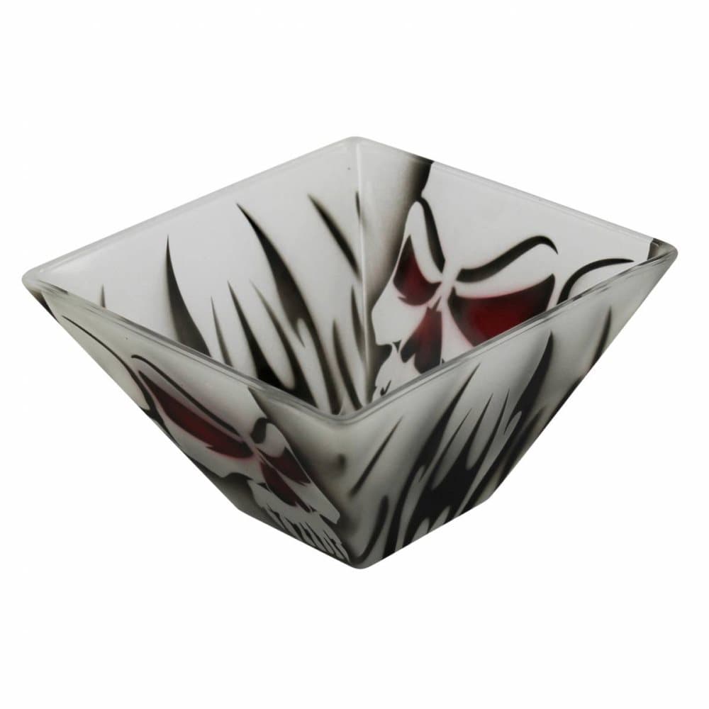 NYBRO GLASBRUK - SKÅL, SVART, 90X140 MM