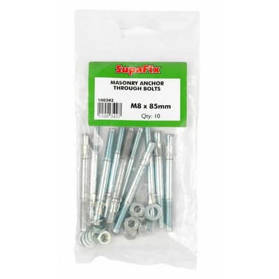 SupaFix Masonry Anchor Through Bolts (Pack of 30)