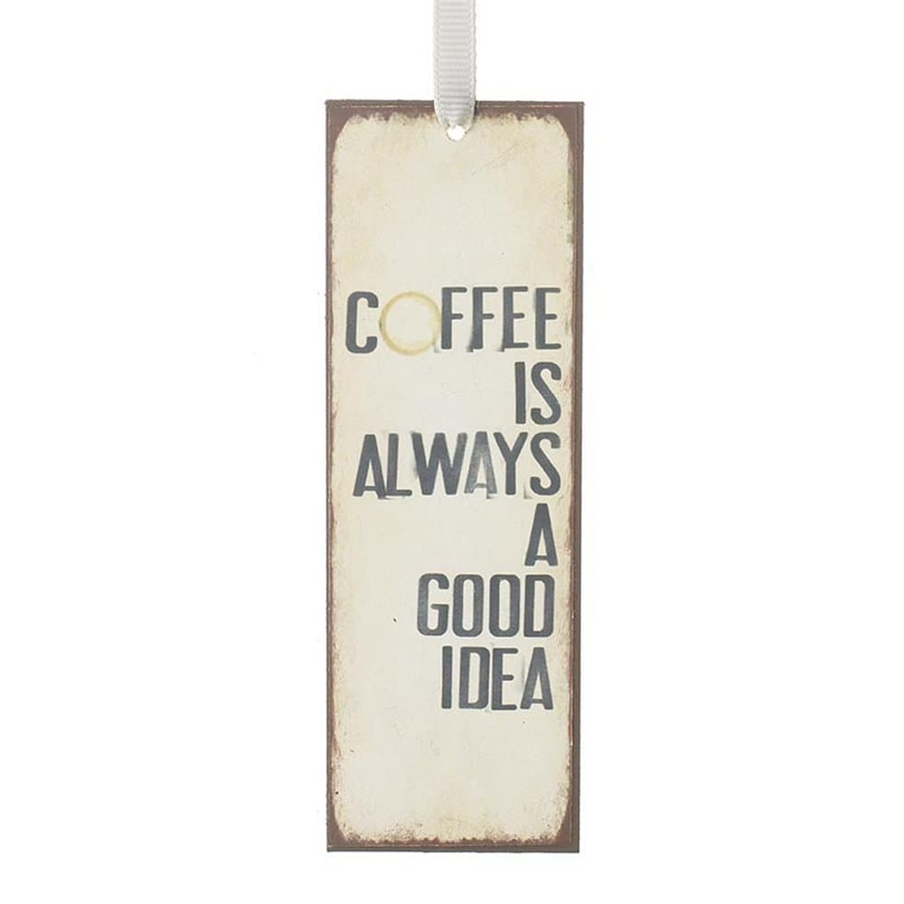Coffee Metal Bookmark