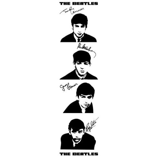 The Beatles Bookmark: Signature