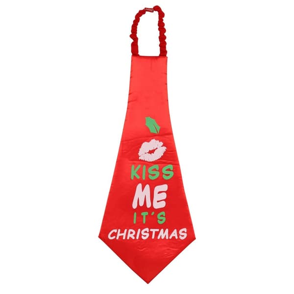 Christmas Shop Oversized Novelty Christmas Tie Red One size (59cm)