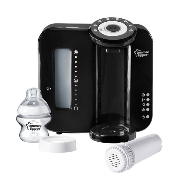TOMMEE TIPPEE Perfect Prep - flaskeforberedende - ny hot shot-funktion - sort
