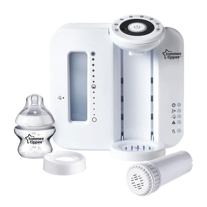 TOMMEE TIPPEE Perfect Prep - flaskvarmare - ny hot shot-funktion - vit