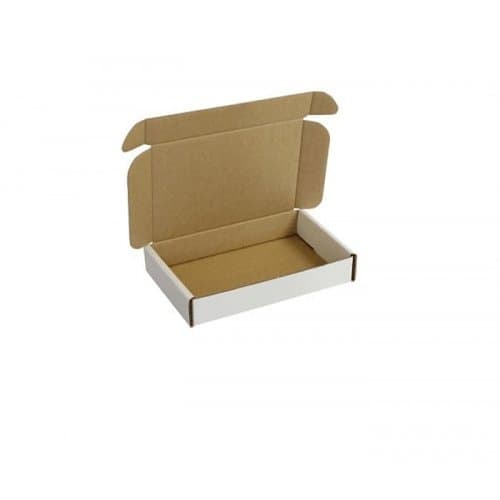 Presentask / Brevpack / Wellåda Vit 25/pack 15 x 10 x 2,7 cm