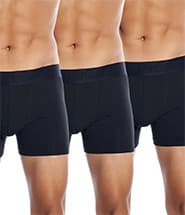 Resteröds 3-pack Gunnar Bamboo Boxer Black