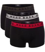 Hugo Boss 3-pack BOSS Trunk Red/Grey
