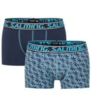 Salming 2-pack Performance Spine Boxer Blue
