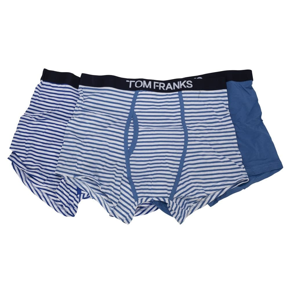 Tom Franks Mens Keyhole Boxers (Pack Of 3)