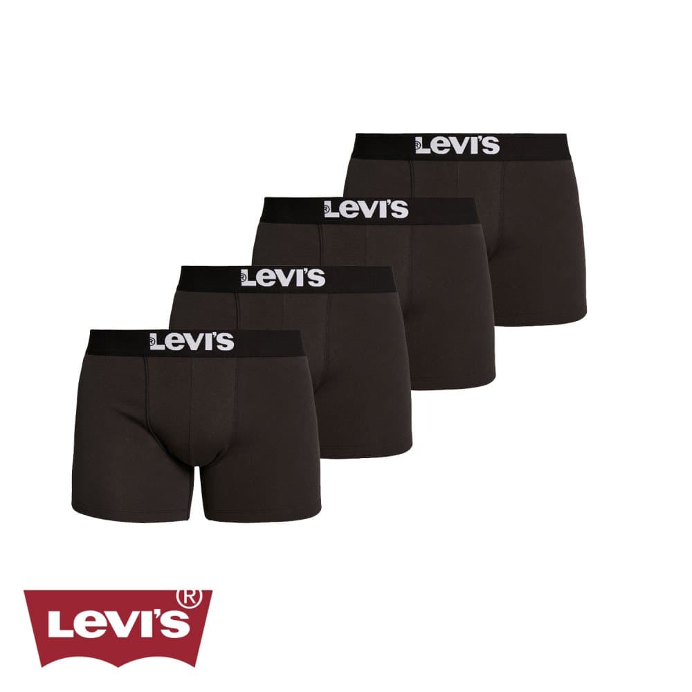 Levi's Solid Basic Boxer 4 Pack
