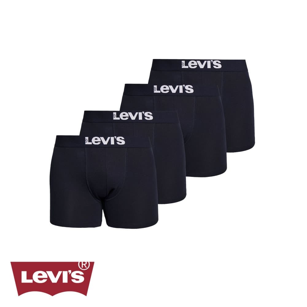 Levi's Solid Basic Boxer 4 Pack