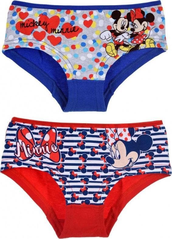 2 st Hipsters Mimmi Mouse - Blå/Röd