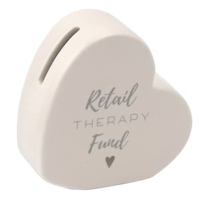 CGB Giftware S&M Retail Therapy Fund Heart Money Bank