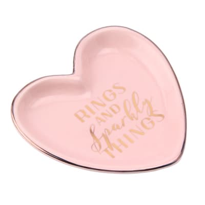 CGB Giftware CM Rings and Sparkly Things Heart Ring Dish