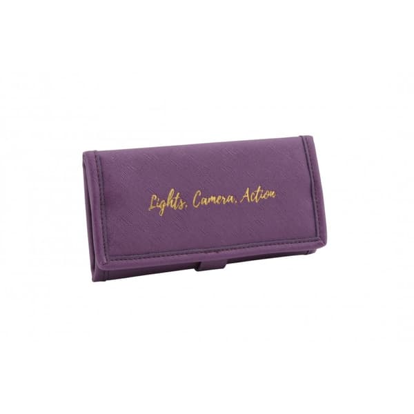 CGB Giftware Willow And Rose Lights, Camera, Action Jewellery Roll Bag