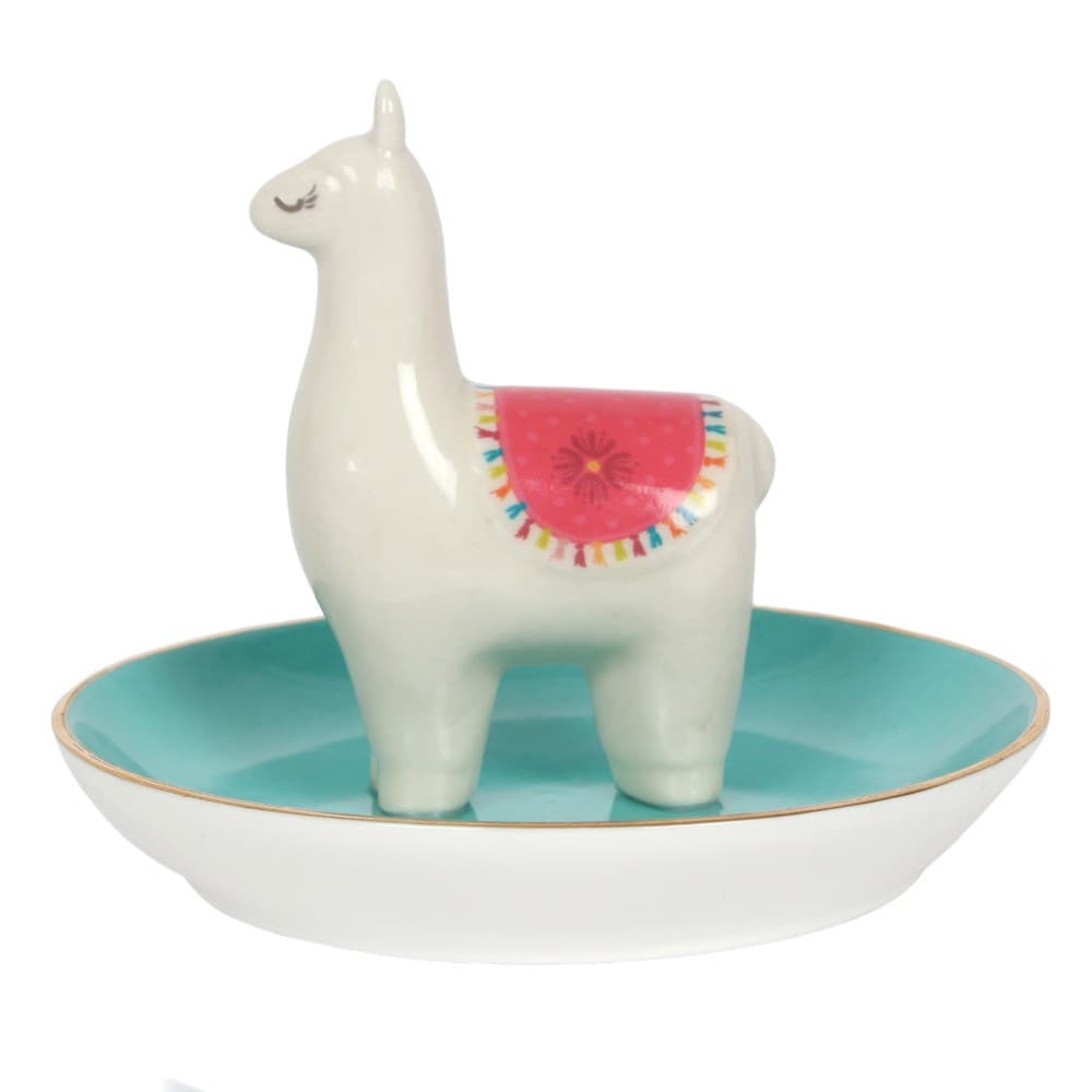 Something Different Llama Lady Jewellery Dish
