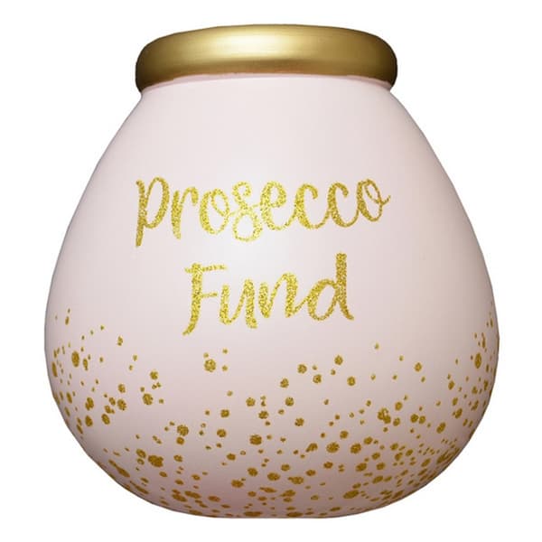 Pots Of Dreams Prosecco Fund Ceramic Money Pot