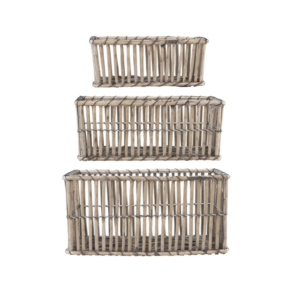 House Doctor Korgar Rektangulära 30x28/38x36/42x40 cm 3-pack