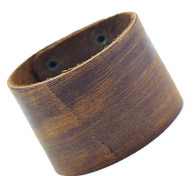 Herrarmband äkta läder handgjord. | Bred Unisex