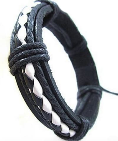 HerrArmband äkta läder | Unisex