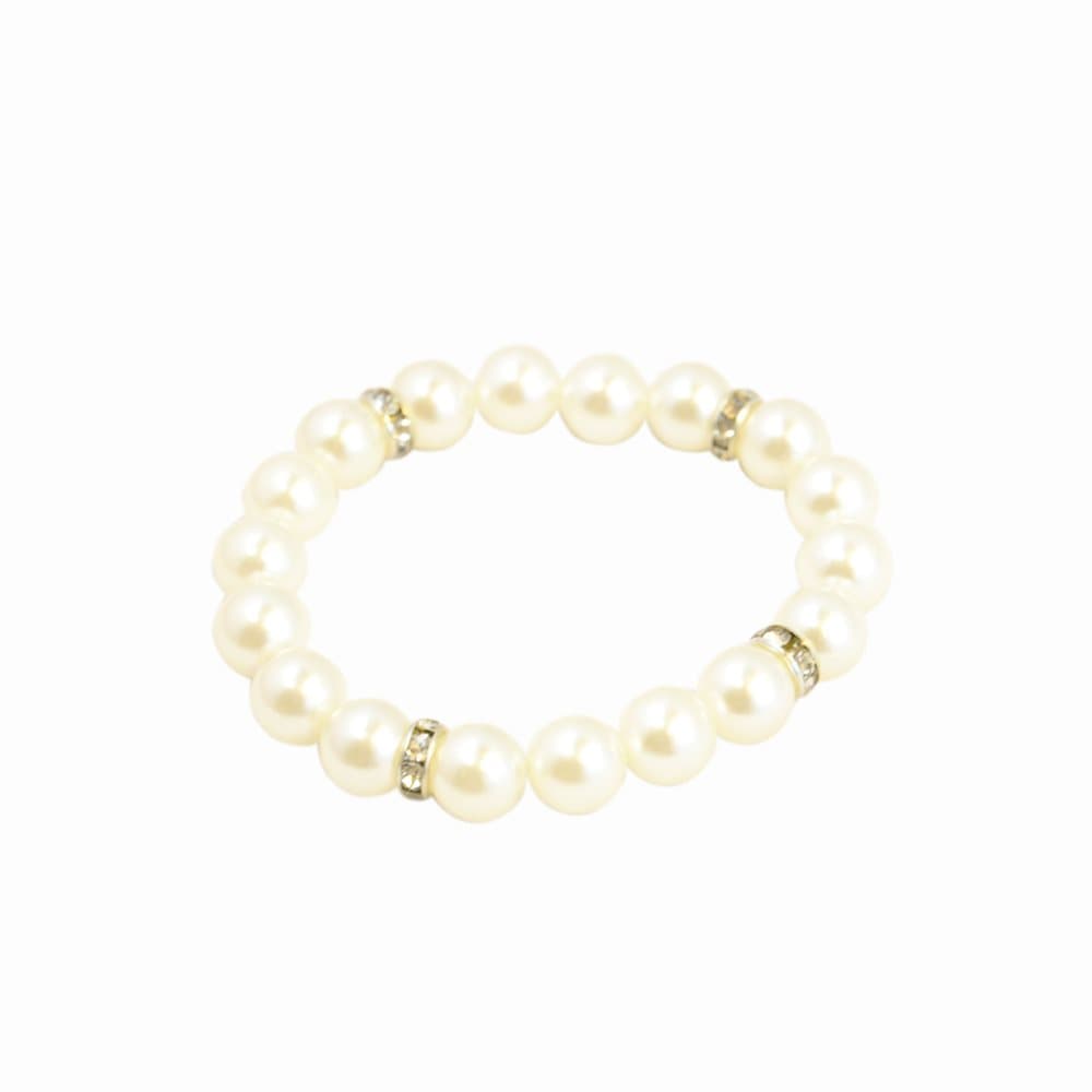 Armband Pärlimitation F1475WH10