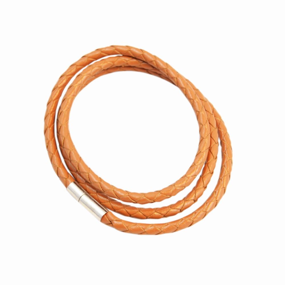 Armband Läder Smal - Light Brown F2821LBN04