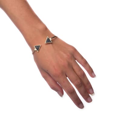 Armband Black Marble - Small Traingle