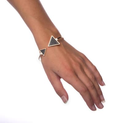 Armband Black Marble - Triangle