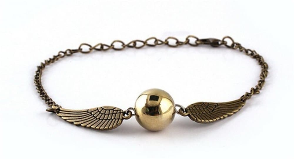 Harry Potter Armband - Gyllene Kvicken - Golden Snitch - Brons