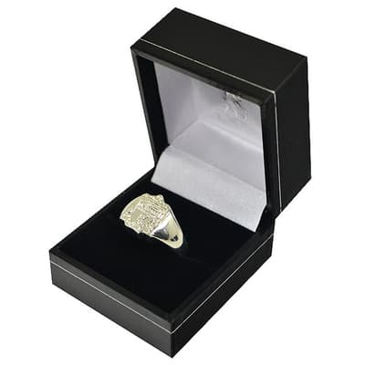 Liverpool FC Mens Plated Crest Ring