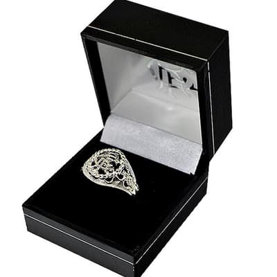 Rangers FC Silver Plated Crest Ring