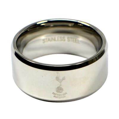 Tottenham Hotspur FC Official Metal Football Crest Band Ring