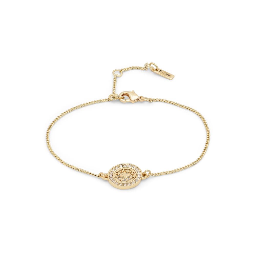 Pilgrim Armbånd, Henrietta, Gold Plated, Crystal