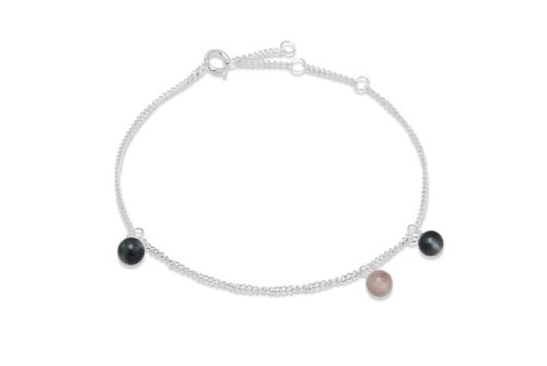 Bild av Louise Kragh Armband Colour Silver Granite Desert Sand