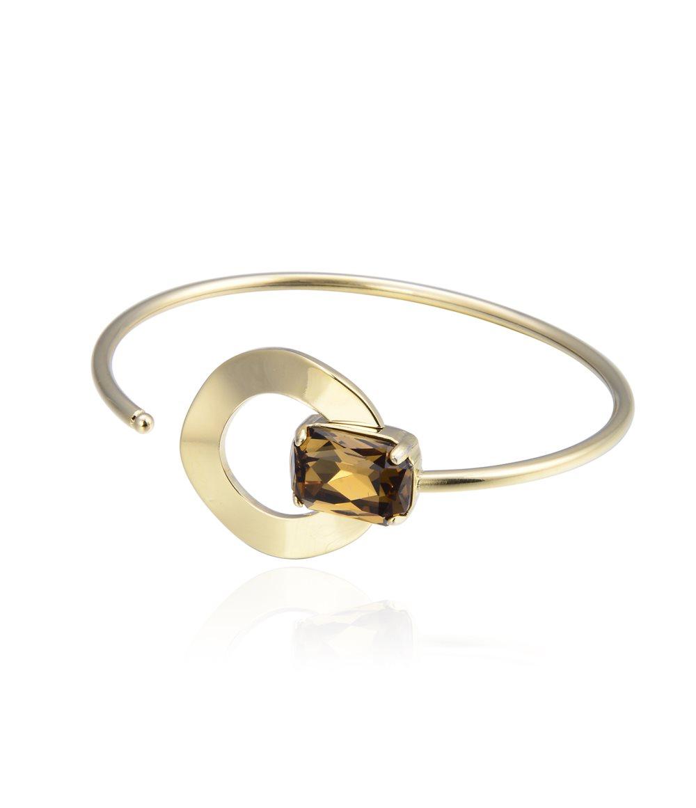 Celine Bracelet Brunt/Guld