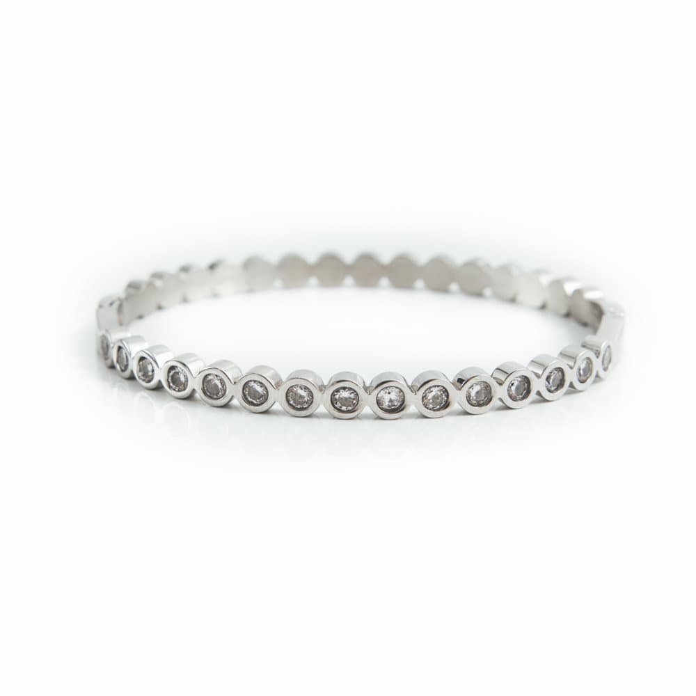 Taylor Crystal Armband, Silver