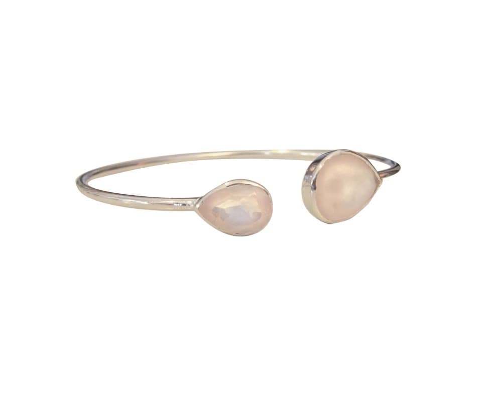 Armbånd Molly Bangle, Silvery Pink