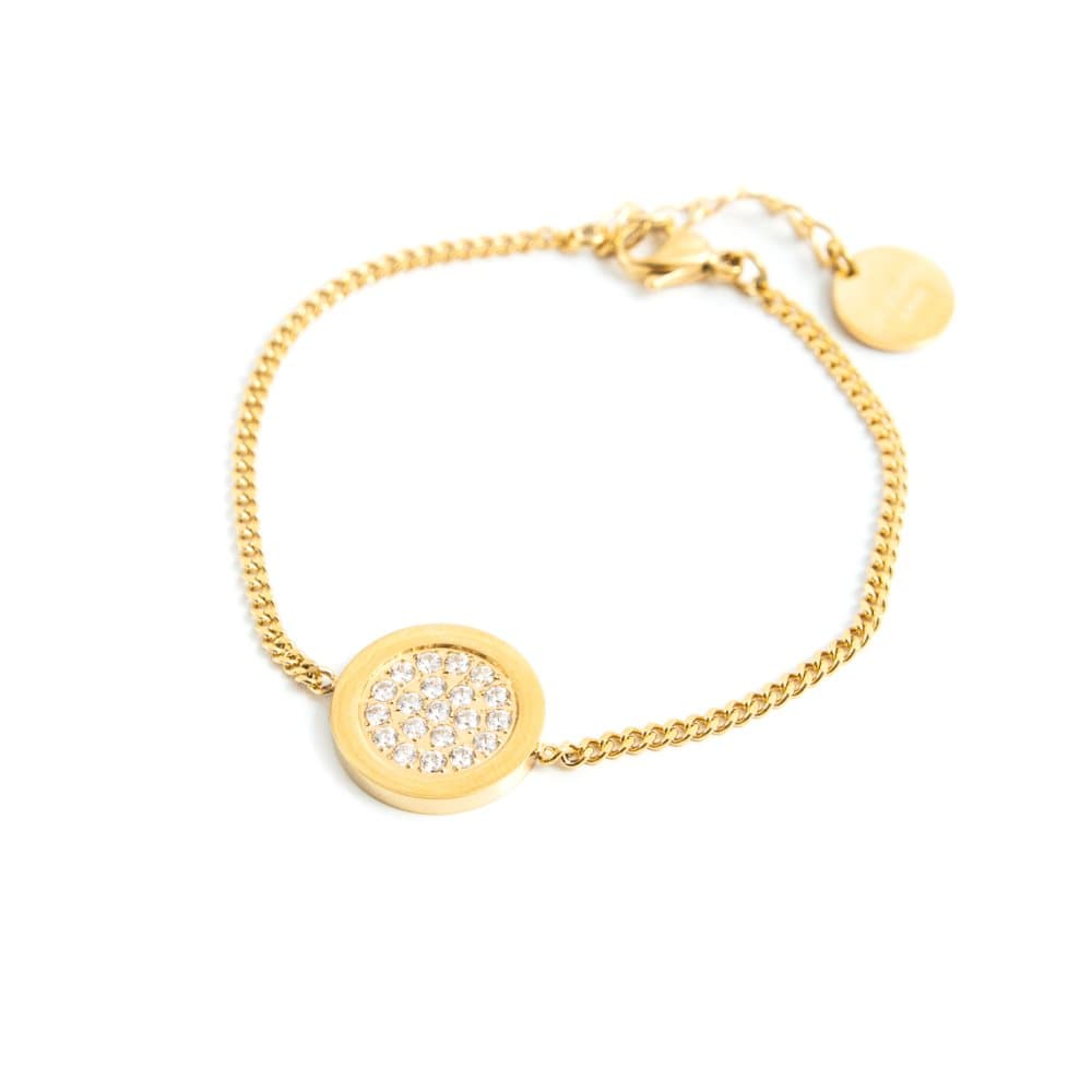 Grace crystal Armband, Gold