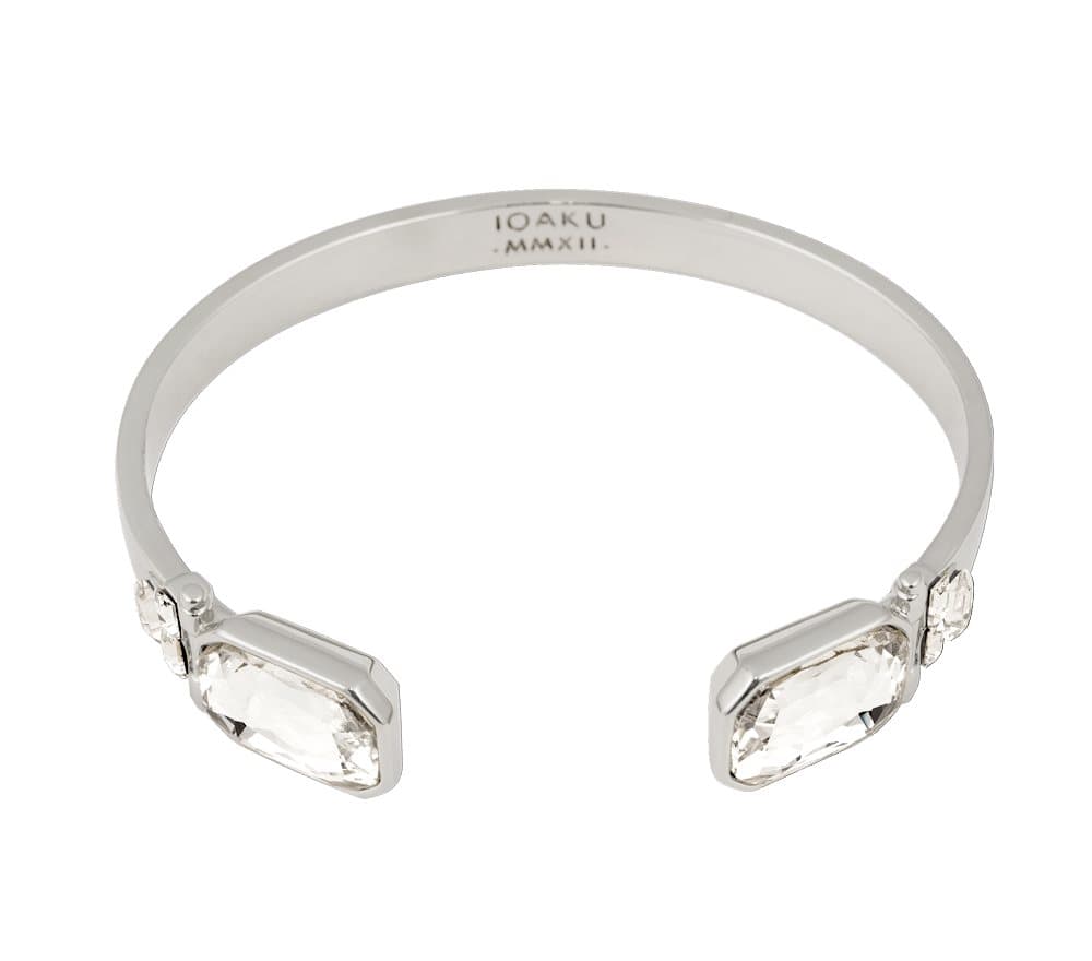 Ioaku Legacy Cuff Alloy Silver/White