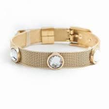 Adele Crystal Armband, Crystal gold