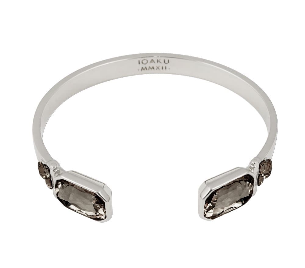 Ioaku Legacy Cuff Alloy Silver/Smoke