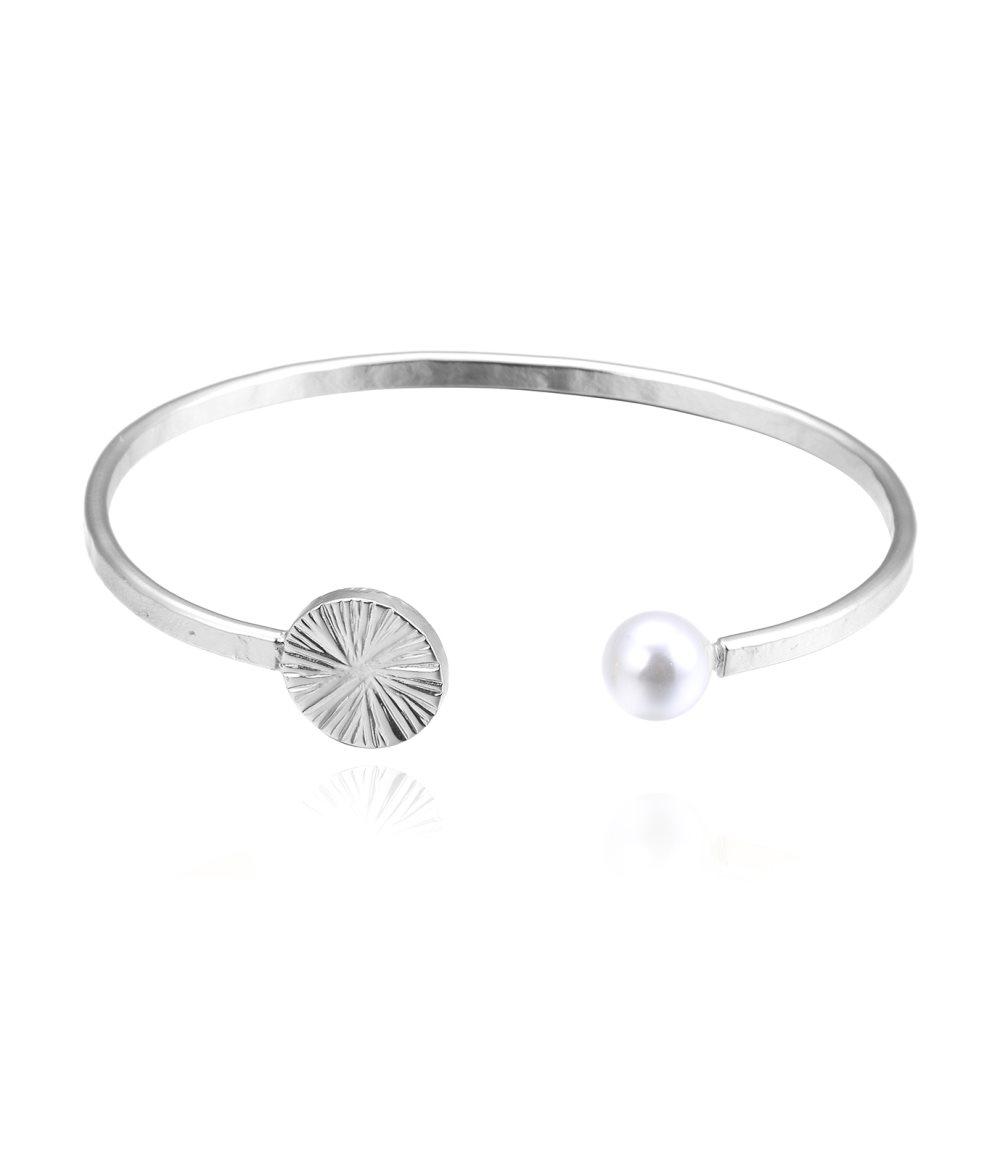 Belize Pearl Armbånd Sølv