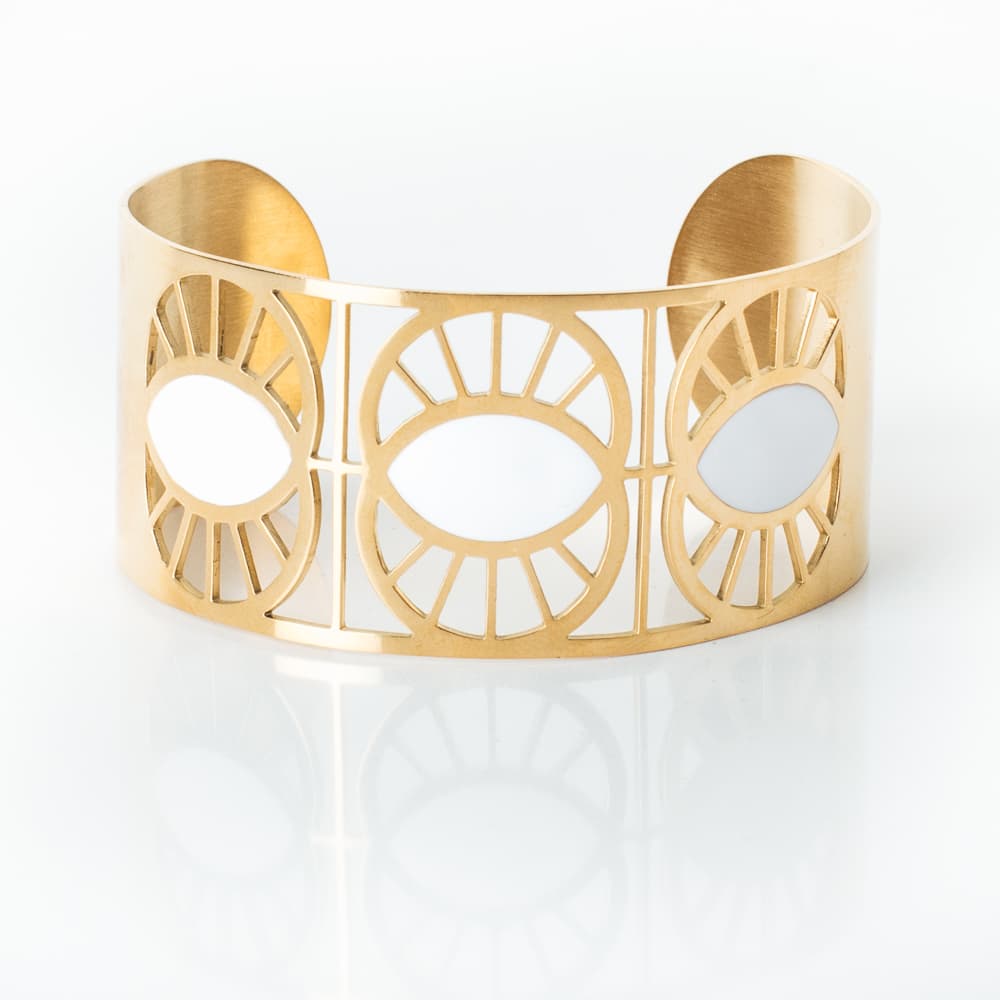 Cloé Armband, White gold