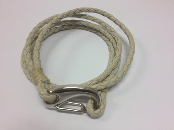 Armband med Krok och flera remmar i PU läder - 3 färger