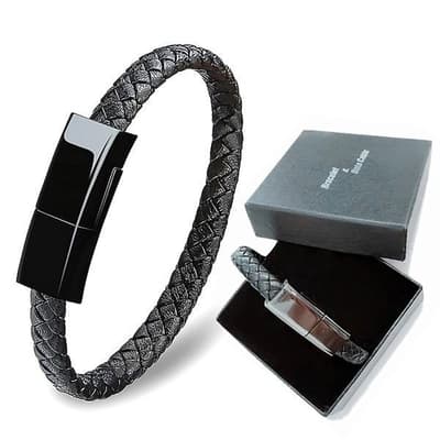 Läder Armband - iPhone/USB C