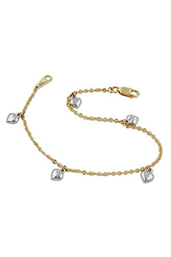 Bracelet Thin Anchor Chain 9k Gold - GL511013-19