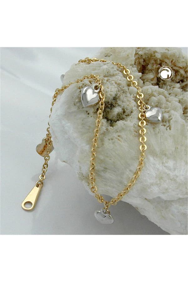 Bracelet Thin Anchor Chain 9k Gold - GL511013-19